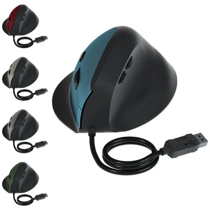 800/1200/1600DPI 2.4G Ergonomic Optical Mouse 6 Mute Buttons Comfortable Gaming Mice ABS Vertical Mouse Gaming Mice Office