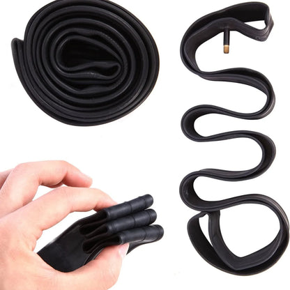 2 Pcs 12/14/16/18/20/24/26/27.5/29x1.75-2.125in Bike Inner Tubes Butyl Rubber, 32mm Schrader Valve, Includes 2 Tire Levers