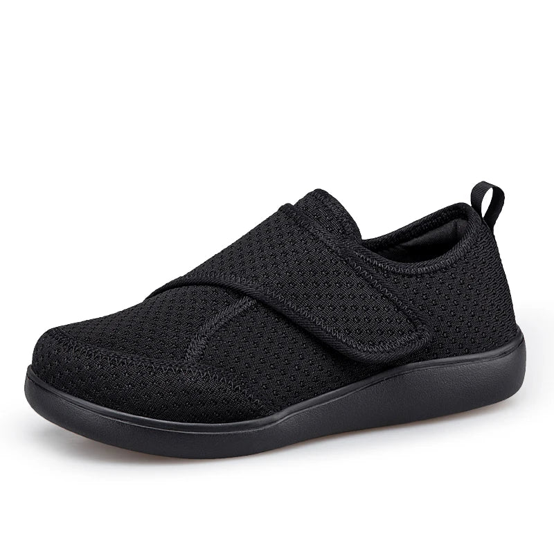 Open Shoes for Elderly Adjustable Diabetic Shoes Swollen Foot Fat Wide Hallux Valgus Bunion Orthopedics Thumb Eversion Men Women