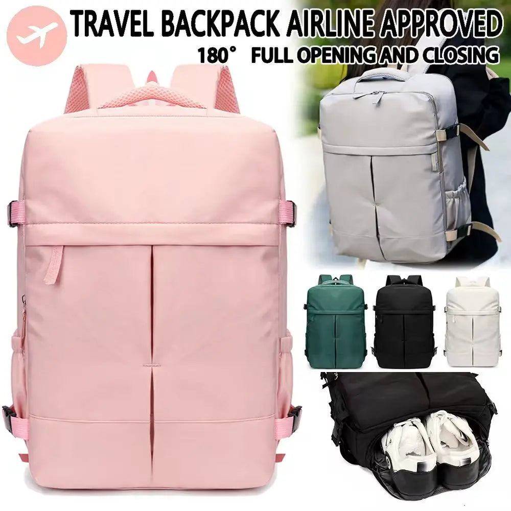 Europe and the United States leisure backpack travel large-capacity travel backpack independent shoe bin computer bag