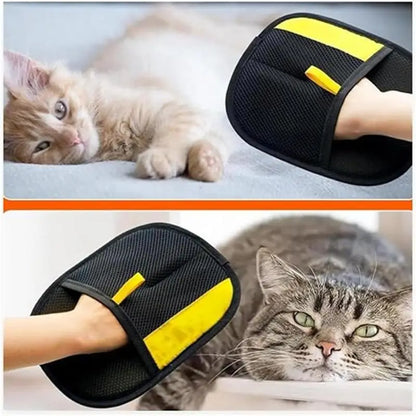 Double-Sided Pet Grooming Glove: The Best Solution for Unwanted Pet Hair.