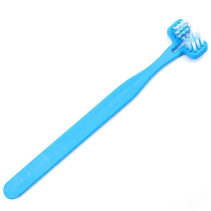 Dog Toothbrush Double Sided Pet Toothbrush Set Oral Care Double Head Toothbrushes 2PCS Set for Dog Teeth Cleaning Pet Products