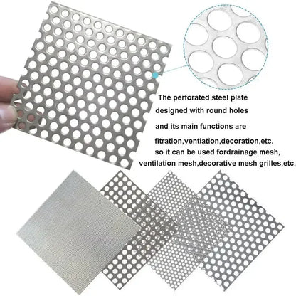 Stainless Steel Floor Drains Net Cover Square Drain Hole Shower Hair Catcher Filter Stopper Kitchen Bathroom Hardware Parts