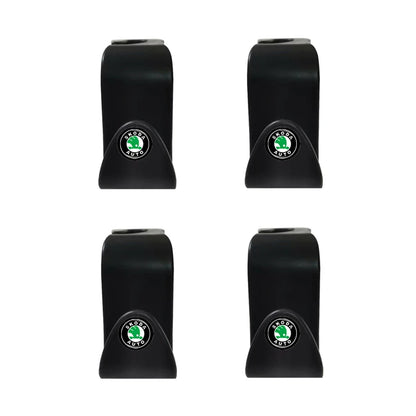 2Pcs Auto Seat Hook Storage Hanger Car Accessories For Skoda Octavia 2 3 A5 KAMIQ KODIAQ SUPERB RAPID FABIA YETI 2020 2021 2024