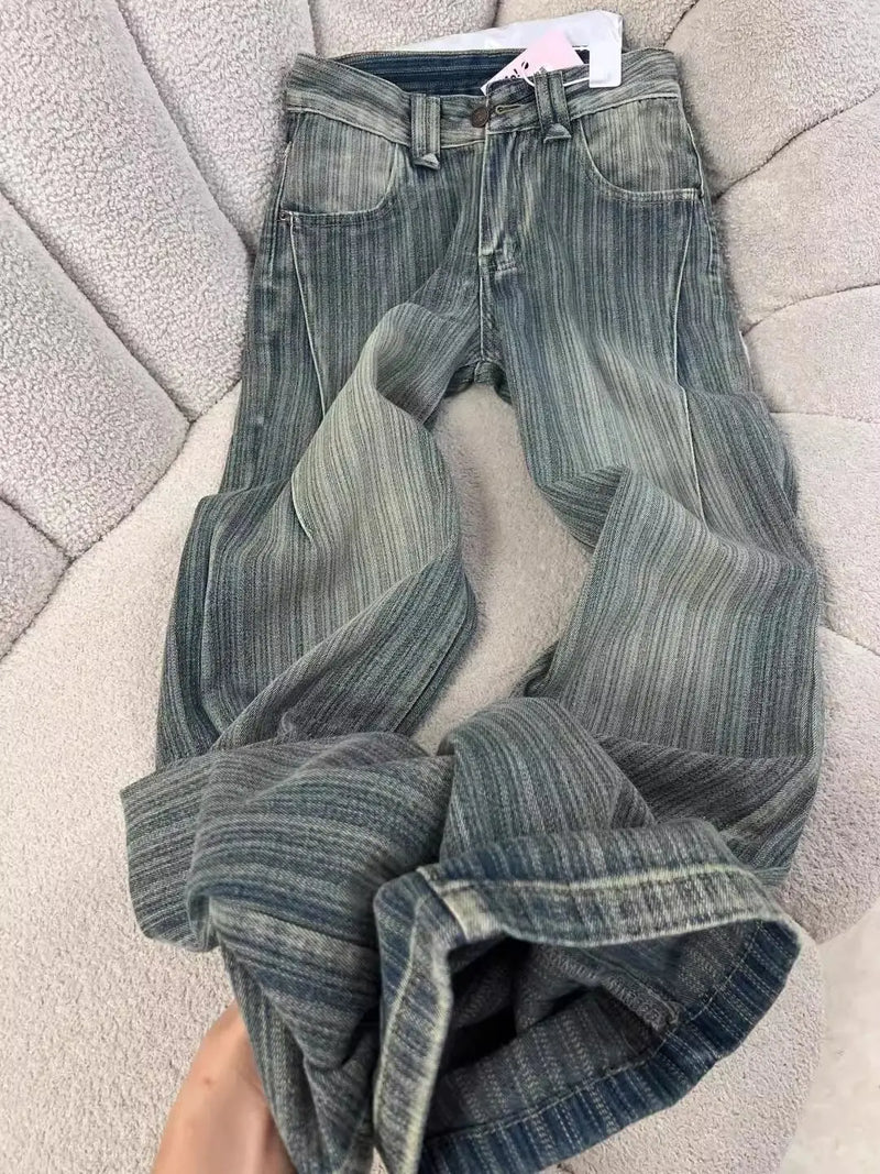 2000s American Vintage Pants Women Casual Y2k Thin Sportwear Y2k Clothing Retro Trouser Casual Chic Retro Harajuku Jeans Female