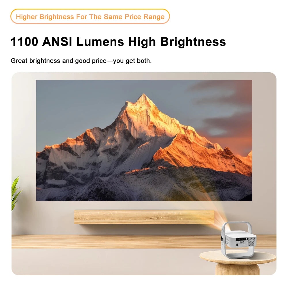 Everycom VOXFLIX X9 Pro Plus Projector 12000 Lumens Auto Focus Full HD 1080P Display High Brightness Portable Android 12 Beamer