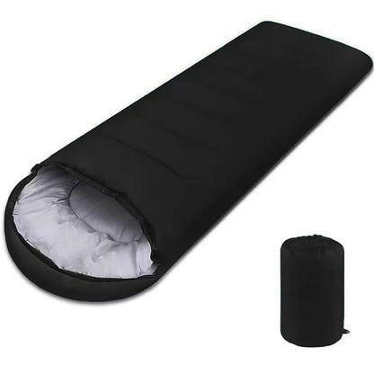 Portable Camping Sleeping Bag Ultralight 0.75kg Envelope Waterproof 170T Polyester Hollow Cotton Warm Outdoor Hiking Backpacking
