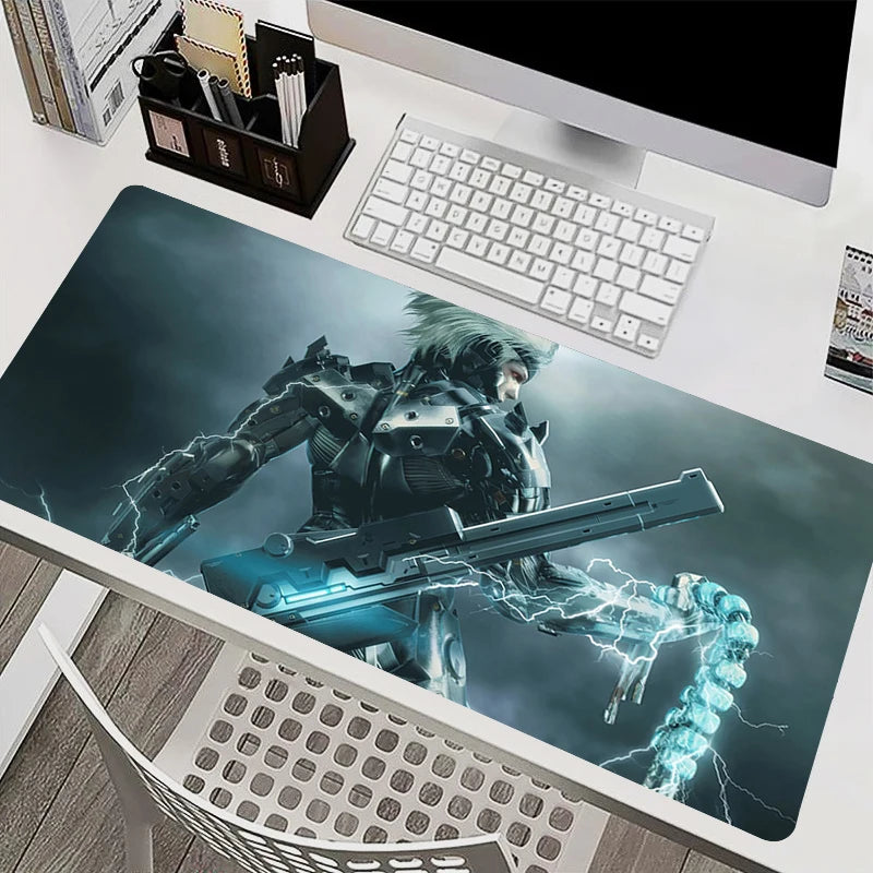 Mouse Pad Office PC HD Anime Gamer Cabinet Keyboard Pad Mousepad Metal Gear Solid Laptop Gaming Accessories Desk Mat XXL Carpet