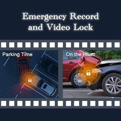 Dash Cam 2K For Car DVR WiFi Dash Camera Vehicle DVR Recorder HD Video Recorder Web App Control