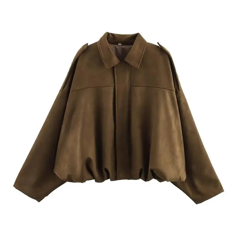 Jackets Autumn Women's 2025 New Outerwear Chic Elegant Loose Warm Women's Coat Street Youth Fashion Joker Coat Jacket