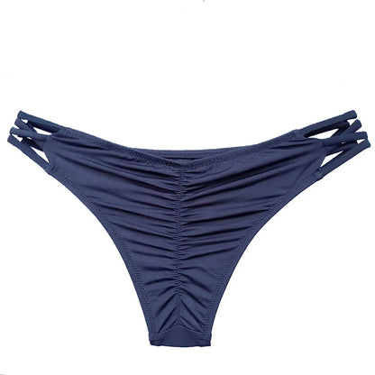 Wholesale Womens Bikinis Bottom Sexy Swimsuit Vintage Swimwear Brazilian Biquini Bathing Suit  Maillot De Bain Femme Plus Size