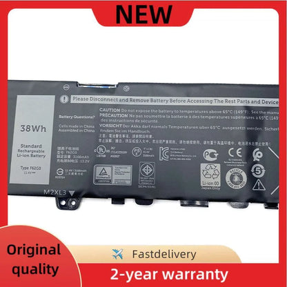 F62G0 Laptop Battery For Dell Inspiron 13 5370 7370 7373 7380 7386 13MF Vostro 5370 P83G P87G 2-in-1 Series RPJC3 39DY5 039DY5