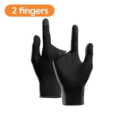 2/5 Fingers Gaming Gloves Breathable For Gamer Non-scratch Mobile Gaming Touch Gloves Gaming Accessories Comfortable Sweat Proof