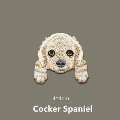 Cute Small Dog Baby's Clothes Patch Clothing Patches Applique Backpack Decoration