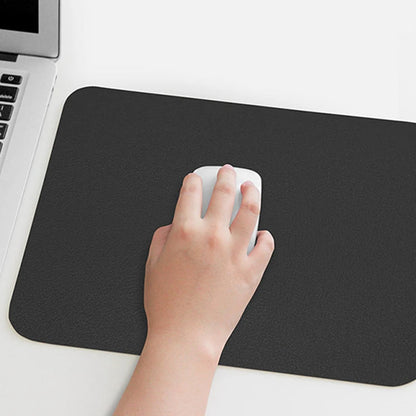 Small PU Mouse Pad NonSlip Professional Gaming Desktop Mouse Pad Waterproof Anti-Scratch Easy To Clean Mat For PC Laptop Desktop