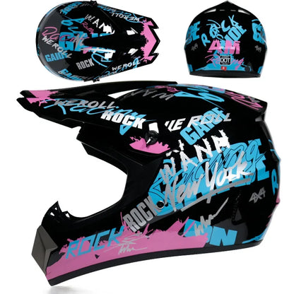 Motorcycle Helmet Children Off-road Helmet For Kids child MotoBike Downhill AM DH Cross safety Helmet Capacete Motocross Casco