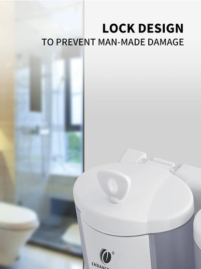Soap Dispenser Bathroom Wall Mount Shampoo and Conditioner Dispenser Kitchen Sink Dish Soap Dispenser Hand Body Wash Container