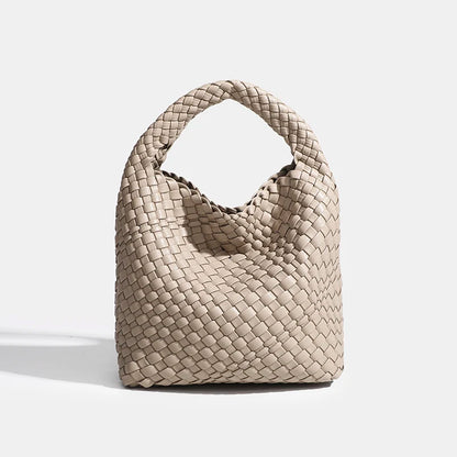 Designer bag Luxury 2025 woman bag Brand New Product PU Small size hand-woven bucket bag High quality Women's handbag