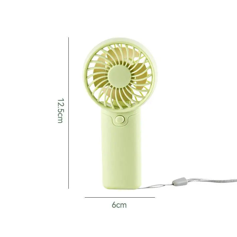 Portable Fan Creative Small Fan Pocket Hand-held Fan Lightweight Adjustable Cute Handheld Outdoor Fan Air Cooler Students Gift