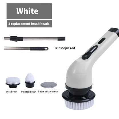 Multifunctional Electric Cleaning Brush Electric Cordless Spin Scrubber Toilet Mops Portable Cleaning Tool For Kitchen/Bathroom/