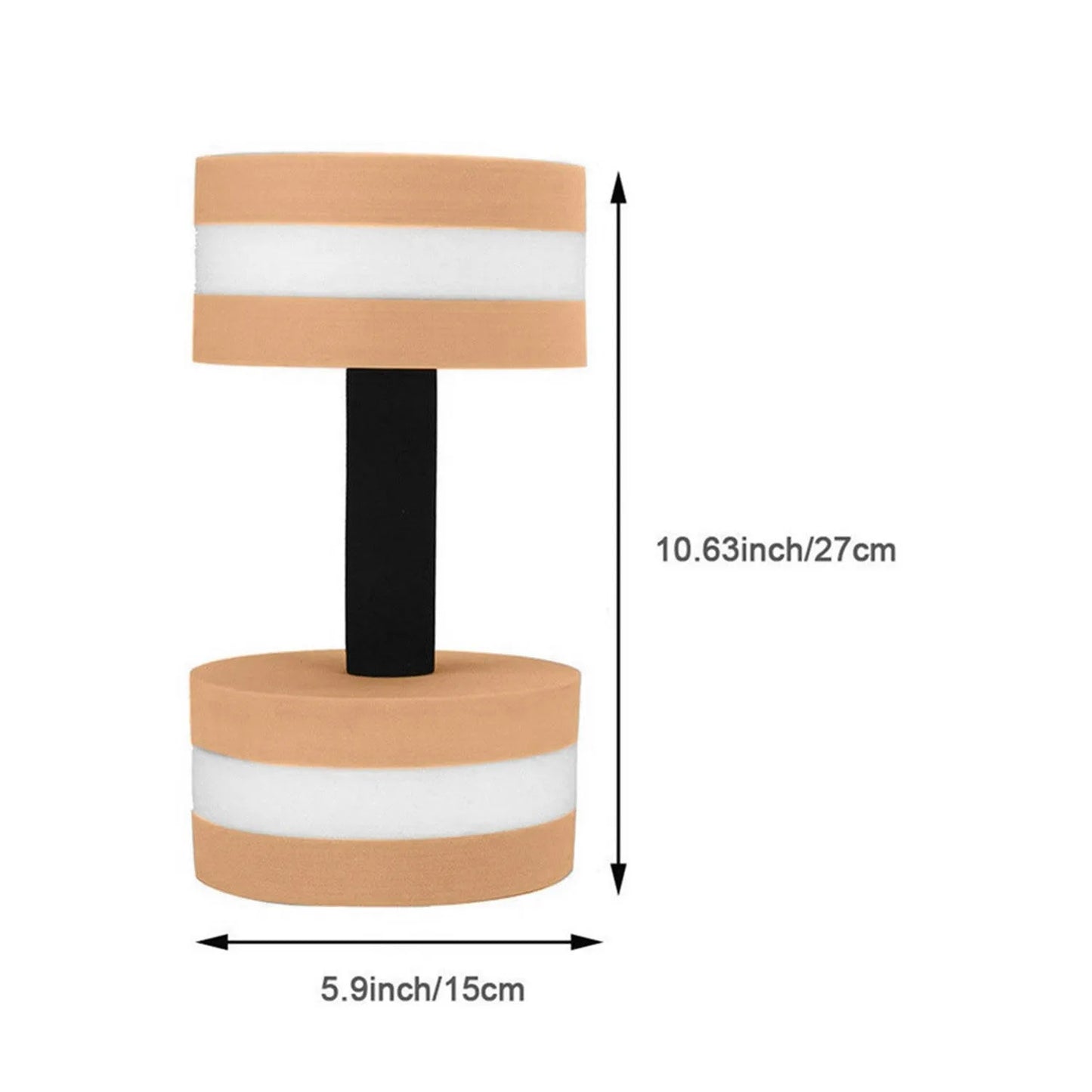 Multicolor Water Dumbbell Pool Exercise Floating Dumbbell Aquatic Exercise Dumbbells Water Sports Aerobic Fitness Equipment