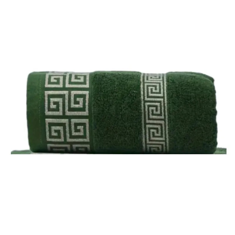 Large 140x70cm Bath Towels Cotton Thick Shower Towel Cover Embroidered Gift Sport Colors - Blue White Brown Black Green Grey