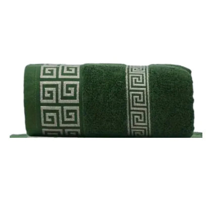 Large 140x70cm Bath Towels Cotton Thick Shower Towel Cover Embroidered Gift Sport Colors - Blue White Brown Black Green Grey