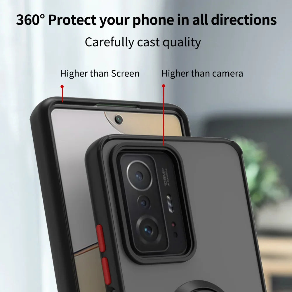 Shockproof Case For Xiaomi 15T 14T 13T 12T 11T 12X 15 14 13 12 Mi 11 Lite 5G NE 10T 9T Pro 11i Translucent Magnet Case Cover