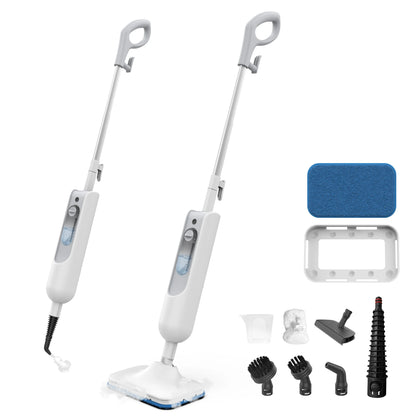 Vastorm Steam Mop Powerful 6 in 1 Handheld Scrubbing Steam Vacmop Detachable Floor Steam Cleaner High Temperature for Hardwood Floor Marble Floor Kitchen Carpet-F2