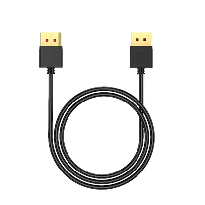 DisplayPort 1.4 Cable 8K@60Hz 4K@240Hz Display Port Cable 90 Degree DP Cord Compatible FreeSync G-Sync HDR for PC Gaming Monitor