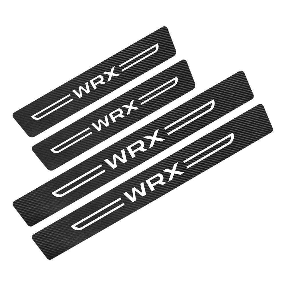 For Subaru Forester XV Outback WRX BRZ Ascent Tribeca Exiga Car Anti-scratch Accessories Auto Door Sill Protective Stickers