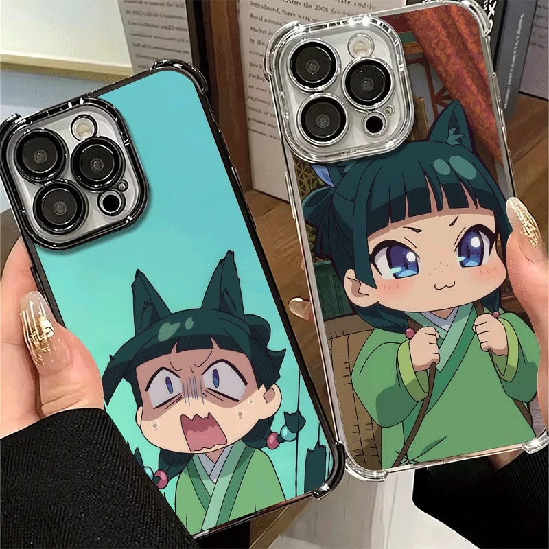 A-Apothecary D-Diaries Cute Plating Phone Case For Xiaomi Poco X6 X7 X8 Pro Max X5 X3 M8 M7 M5S Redmi 15C 15 14C 13C 17T 15T 14T