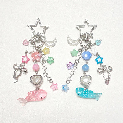 Shark keychain fairy core bag charm 1pcs