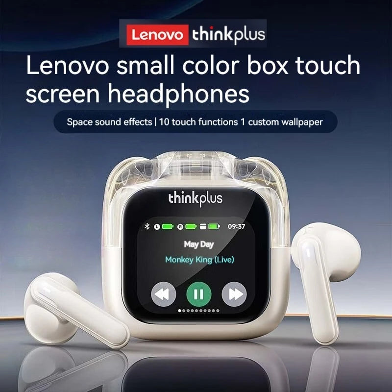 Original Lenovo LP70 PRO Intelligent Touch Screen Wireless Earphones Bluetooth Headphones Music Call Game Noise ReductionEarbuds