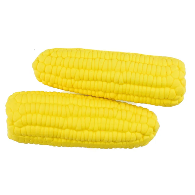 Latex Corn Shape Squeak Toys for Dogs New Pet Supplies Training Chewing Toy for Small Dogs Puppy Playing