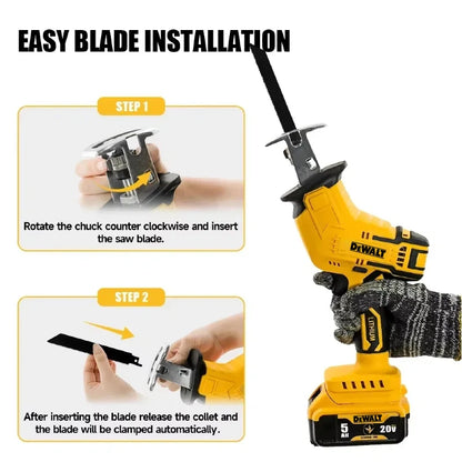 Dewalt 2800RPM  Brushless Reciprocating Saw Electric Saw Multifunctional Metal Wood Pipe Cutting Saw Power Tool