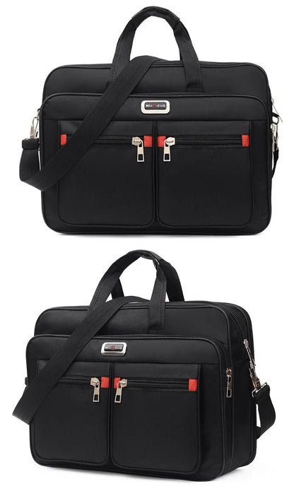 Simple Tote Men Business Briefcase Handbag For 15.6 inch Laptop Bags Large Capacity Shoulder Bags Travel Notebook Messenger Bag