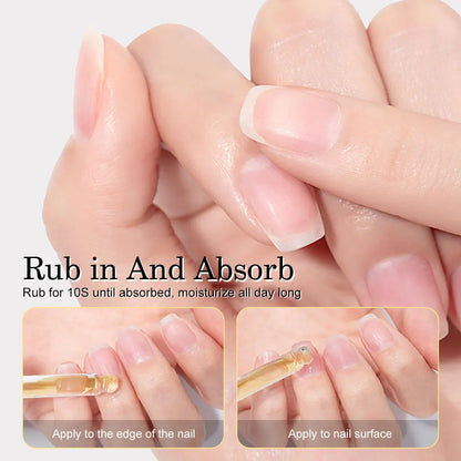 Nail Art Nutrition Liquid Hydrating Natural Dried Flower Nutrient Prevent Agnail Cuticle Soften Oil Treatment Nail Care