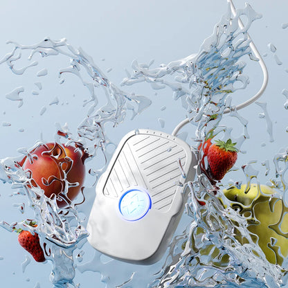 Mini Ultrasonic Fruit & Vegetable Cleaner High Frequency Kitchen Cleaning Tool