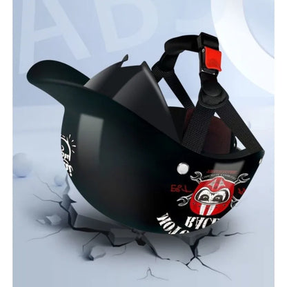 Motorcycle Helmet Retro German Classic Moto Helmet Casco Moto Half Helmet  Capacete De Moto with HD Visors