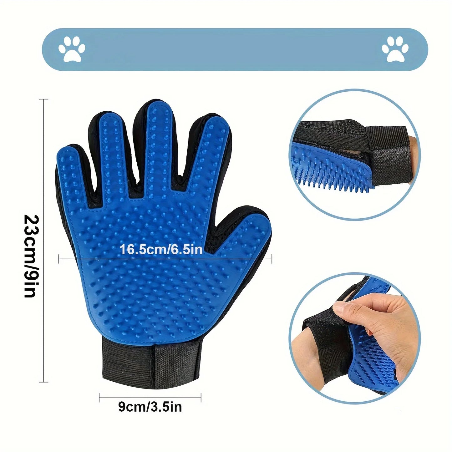 Pet Hair Glove Comb Pet Dog Cat Grooming Cleaning Glove Deshedding Hair remover Massage Brush Animal Supplies Cat Accessoies