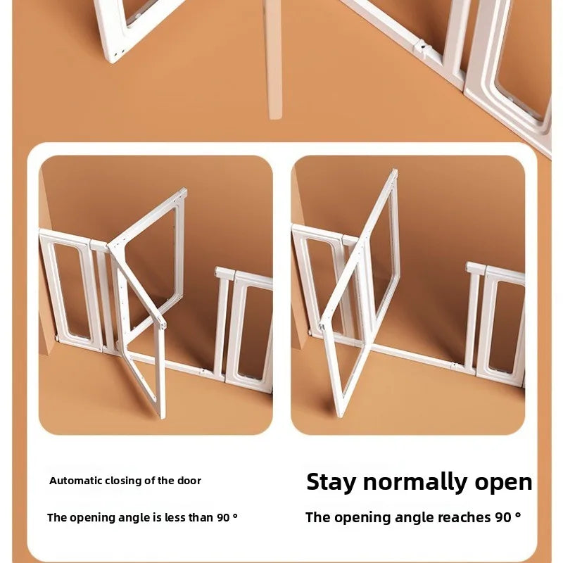Pet Enclosure Isolation Fence Transparent Acrylic Resistant Scratching Indoor Railing Panels Guardrails Pet Products Accessories