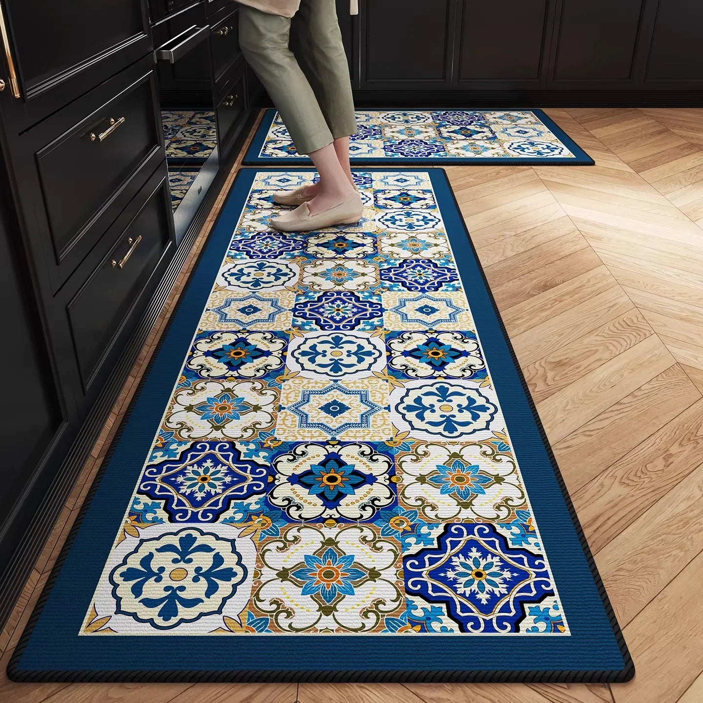 Kitchen Floor Mat Home Decor Rug American-style Carpet Wear-resistant Area Rugs Kitchen Foot Mats 주방바닥매트 Alfombra Cocina