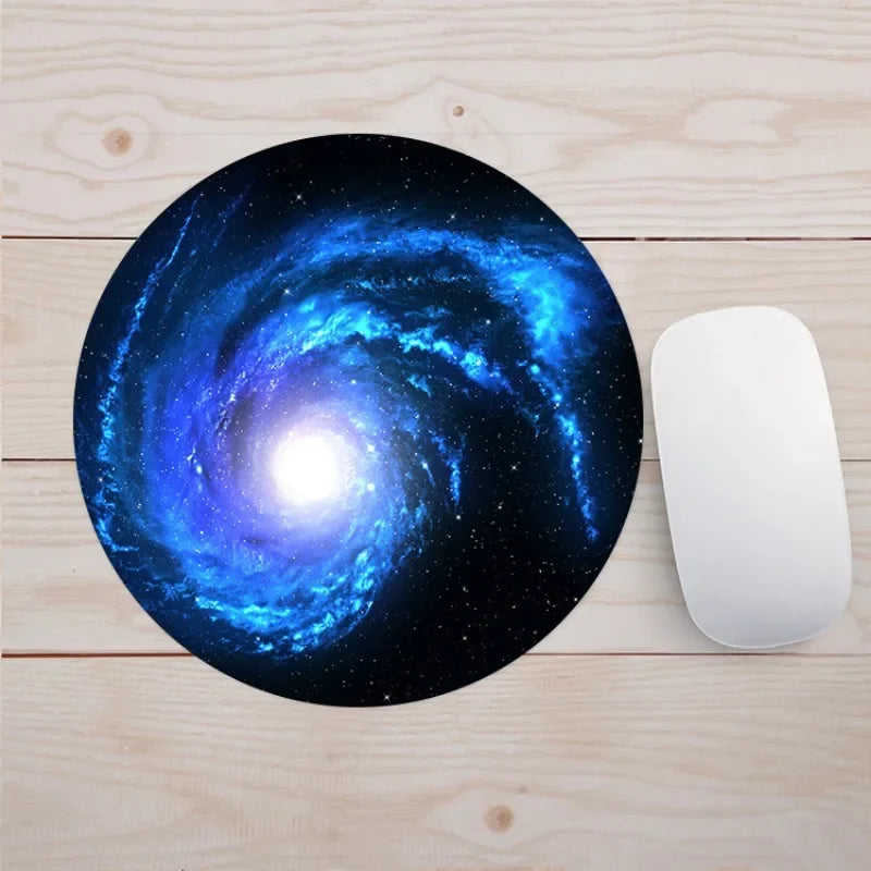 19 Styles Fashion Planets Mouse Pad Round Computer Mouse Pad Gaming Mouse Pad for Pc Laptop Desk