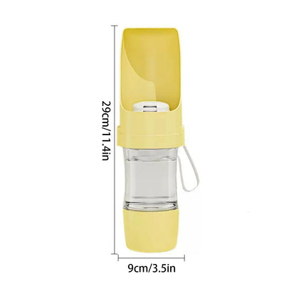 Dog Travel Water Bottle 2 In 1 Pwater Bottle For Dogs Leak-Proof Dog Travel Accessories Outdoor Water Cup Travel Pet Supplies