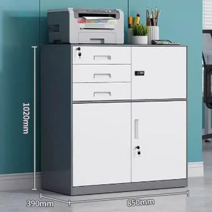 3/4/5 Drawer Office Filing Cabinet Lock Dividers Storage Filing Cabinets Living Room Organizer Cabinet Kitchen Home Furniture
