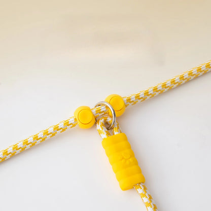 Pet Dog Training Round Rope Light Weight Nylon P Chain Collar Adjustable for Small Medium Dogs Walking Leash Pet Supplies