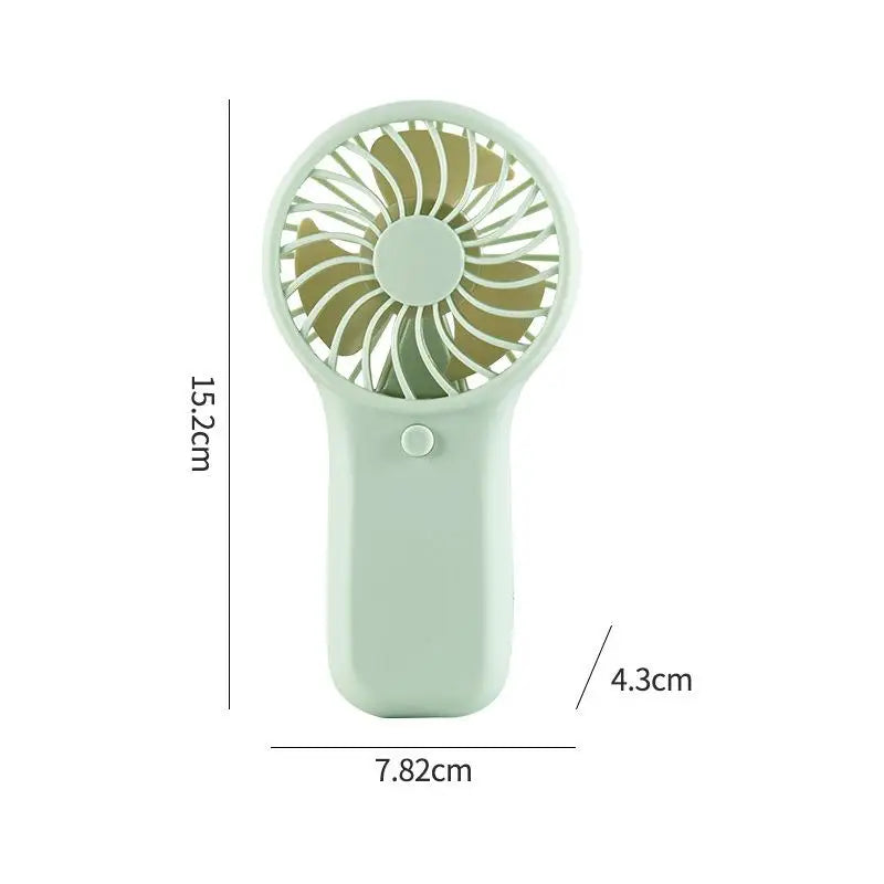 Portable Fan Creative Small Fan Pocket Hand-held Fan Lightweight Adjustable Cute Handheld Outdoor Fan Air Cooler Students Gift