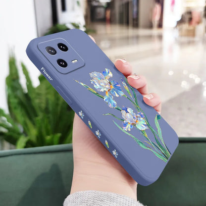 Messenger Flower Phone Case For Xiaomi 17 Mi 15 15T 14 14T 13 13T 12 12X 12T 12S 11 11T 10 10T 9 9T Pro Max  Lite Liquid Silicon