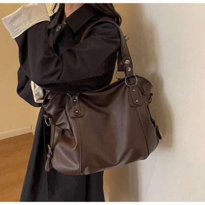 Female Hobo Handbag Large Capacity Shoulder Bags Big Stylsih Tote Bag Ladies Soft Leather Hobos Messenger Bags Women Сумочки